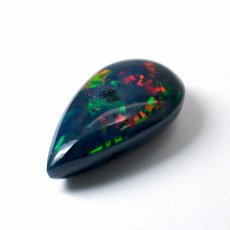 画像3: ブラックオパール ルース 9.6ct ドロップ エチオピア産 【 一点物 】 Black opal 10月誕生石 オパール 裸石 天然石 パワーストーン カラーストーン (3)