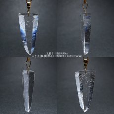 画像6: レムリアンシード水晶 原石 K18ペンダントトップ コロンビア ぺーニャ・ブランカ鉱山産 【一点物】  Lemurian Seed 稀少石 浄化 天然石 パワーストーン (6)