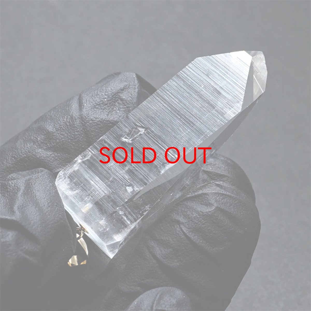 画像3: レムリアンシード水晶 原石 K18ペンダントトップ コロンビア ぺーニャ・ブランカ鉱山産 【一点物】  Lemurian Seed 稀少石 浄化 天然石 パワーストーン (3)