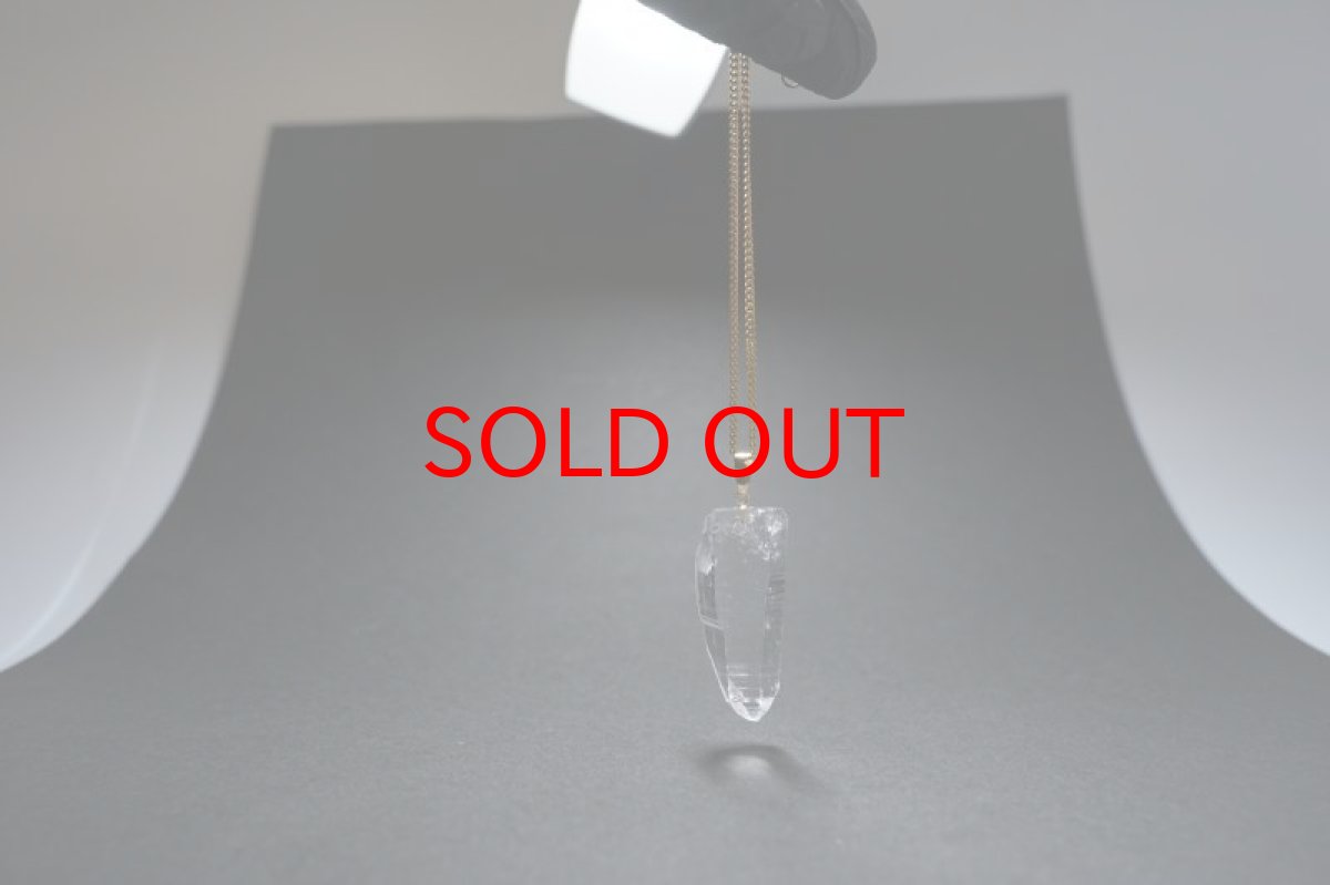 画像3: レムリアンシード水晶 原石 K18ペンダントトップ コロンビア ぺーニャ・ブランカ鉱山産 【一点物】  Lemurian Seed 稀少石 浄化 天然石 パワーストーン (3)