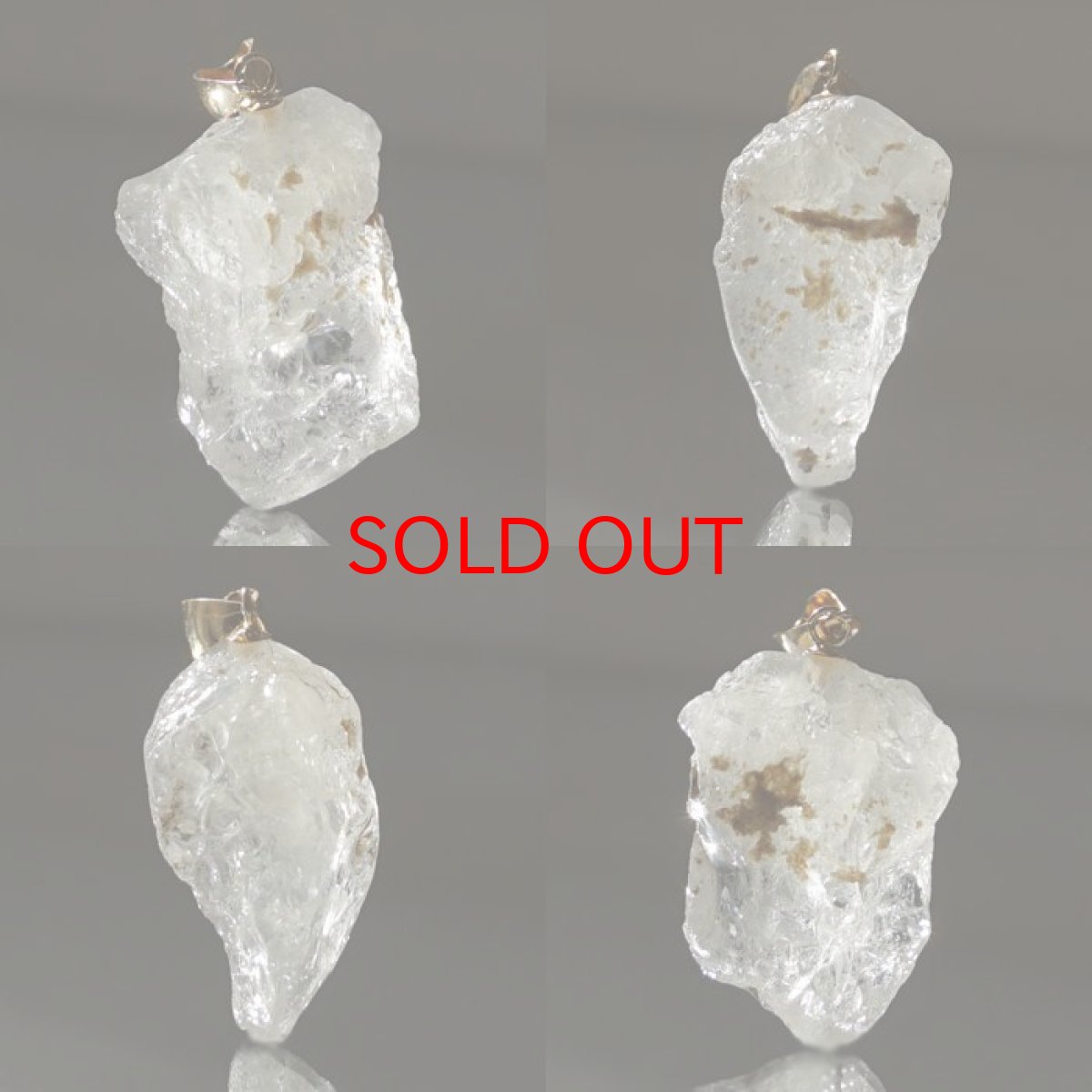 画像2: フェナカイト 15.5ct ペンダントトップ ロシア産 K18 ラフ 原石 一点物 Phenakite 日本製 希少石 フェナス石 ネックレス パワーストーン 浄化 (2)