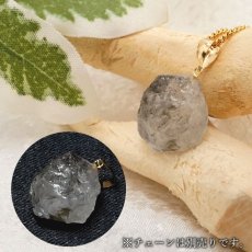 画像3: フェナカイト 15.0ct ペンダントトップ ロシア産 K18 ラフ 原石 一点物 Phenakite 日本製 希少石 フェナス石 ネックレス パワーストーン 浄化 (3)