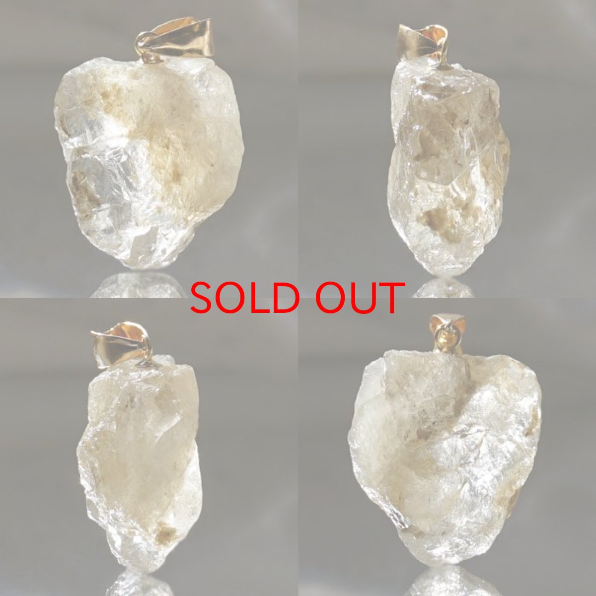 画像2: 【20%OFFセール】 フェナカイト 13.9ct ペンダントトップ ロシア産 K18 ラフ 原石 一点物 Phenakite 日本製 希少石 フェナス石 ネックレス パワーストーン 浄化 (2)