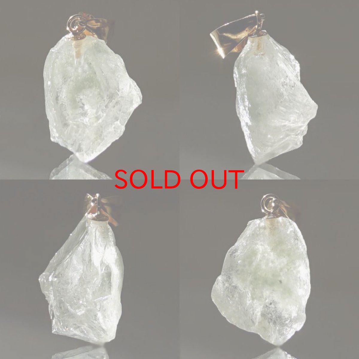 画像2: フェナカイト 6.6ct ペンダントトップ ロシア産 K18 ラフ 原石 一点物 Phenakite 日本製 希少石 フェナス石 ネックレス パワーストーン 浄化 (2)