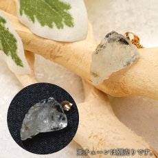 画像3: フェナカイト 15.1ct ペンダントトップ ロシア産 K18 ラフ 原石 一点物 Phenakite 日本製 希少石 フェナス石 ネックレス パワーストーン 浄化 (3)