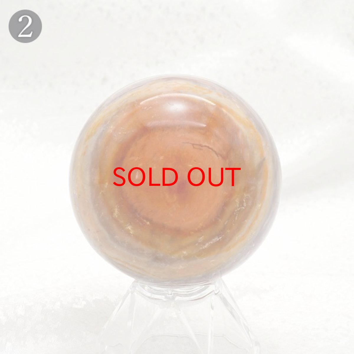 画像6: アゲートインアメジスト 丸玉 約58mm インドネシア産 【 一点もの 】 スフィア アメジスト アゲート 天然石 パワーストーン (6)