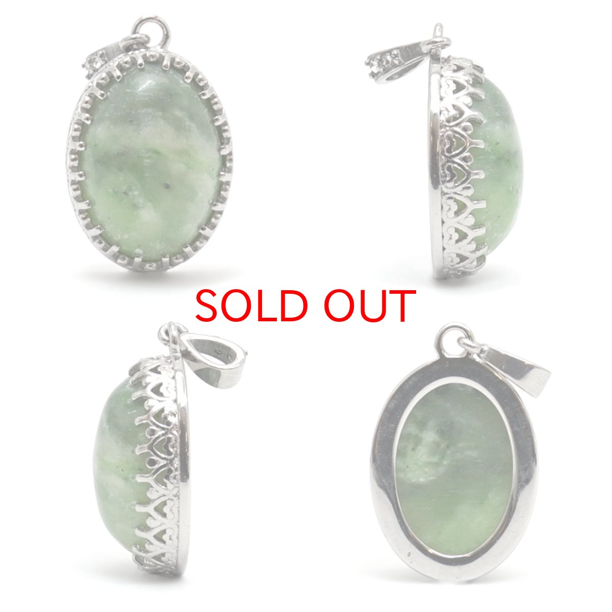画像2: 【大決算セール 30%OFF】 日高翡翠 ペンダントトップ 北海道産 日本製 自社製 Hidaka Jade 日本銘石 天然石 パワーストーン (2)