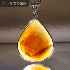 画像3: 【石の日SALE 14%OFF】 天然マルチサファイア ペンダントトップ SV925 スリランカ産 ドロップ形 一点もの 天然石 パワーストーン カラーストーン (3)