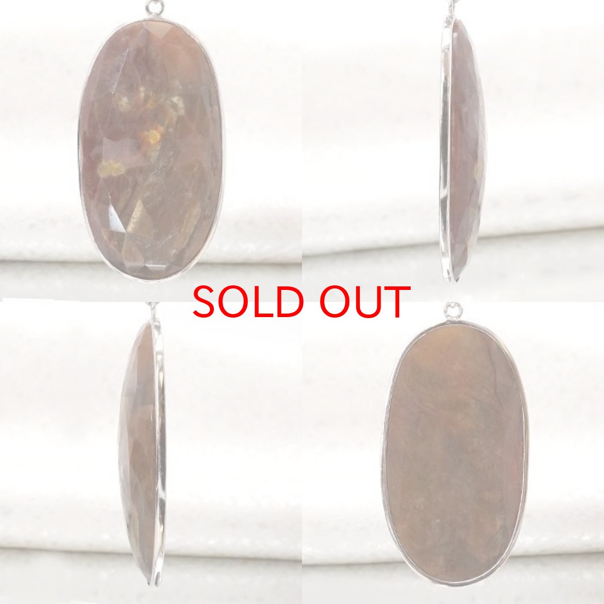 画像2: 天然マルチサファイア ペンダントトップ SV925 スリランカ産 オーバル形 一点もの 天然石 パワーストーン カラーストーン (2)