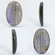 画像2: ラブラドライト ルース オーバル 2.2g マダガスカル産 【一点もの】 Labradorite 天然石 パワーストーン カラーストーン (2)