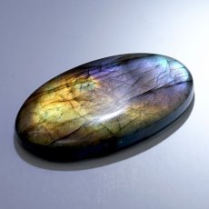 画像3: ゴールデンラブラドライト ルース 15.3g オーバル マダガスカル産 【一点もの】 Labradorite 天然石 パワーストーン カラーストーン (3)