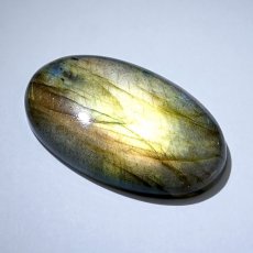 画像3: ゴールデンラブラドライト ルース 8.2g オーバル マダガスカル産 【一点もの】 Labradorite 天然石 パワーストーン カラーストーン (3)