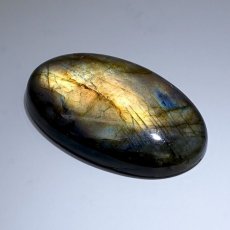 画像3: ゴールデンラブラドライト ルース 13.2g オーバル マダガスカル産 【一点もの】 Labradorite 天然石 パワーストーン カラーストーン (3)