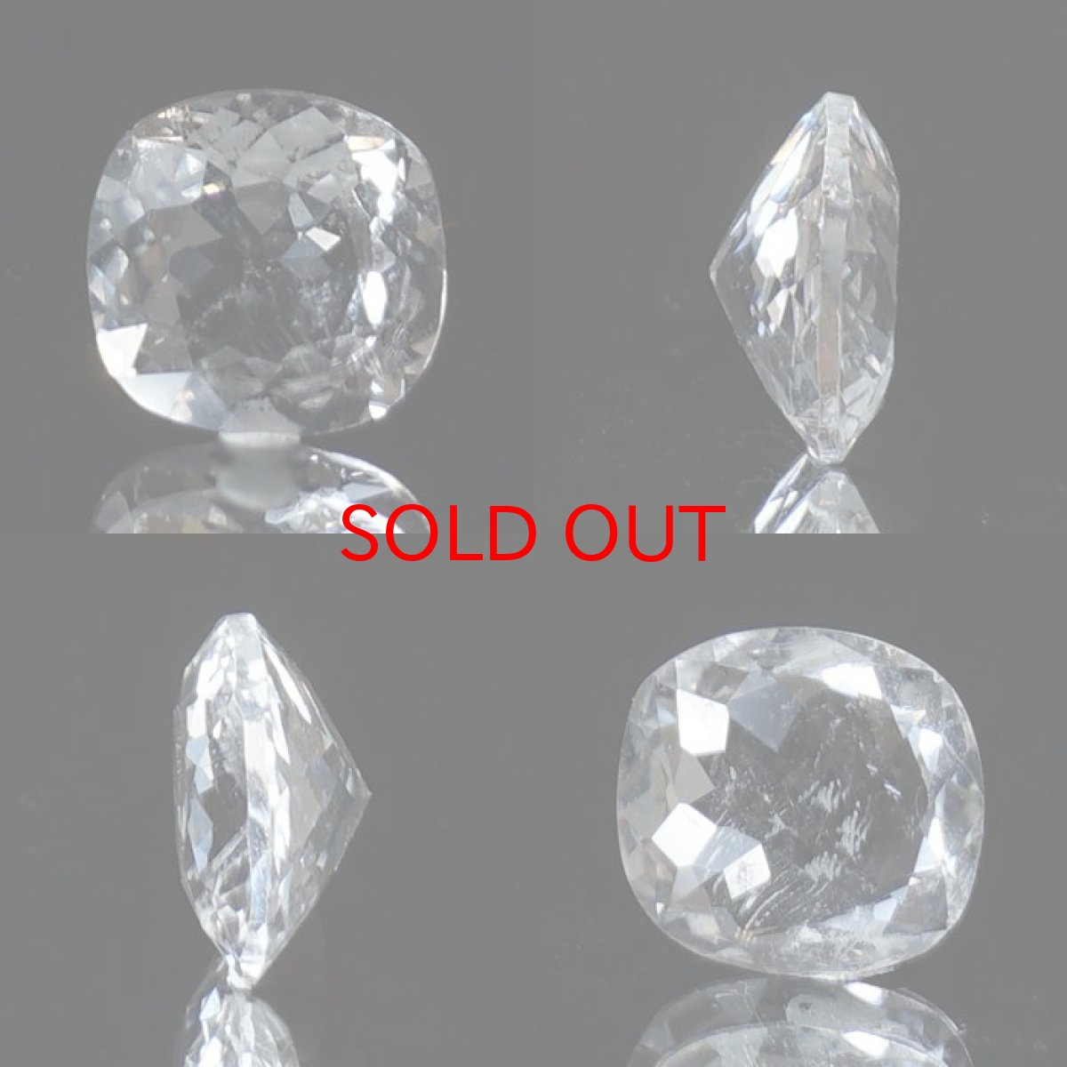 画像2: フェナカイト ルース 約1.32ct スクエアカット ロシア マリシェボ産 一点もの フェナス石 Phenakite 希少石 レア 裸石 天然石 パワーストーン カラーストーン (2)