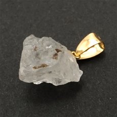 画像3: フェナカイト 5.70ct ペンダントトップ ロシア産 K18 ラフ 原石 【 一点もの 】 Phenakite 日本製 希少石 フェナス石 ネックレス パワーストーン 浄化 (3)