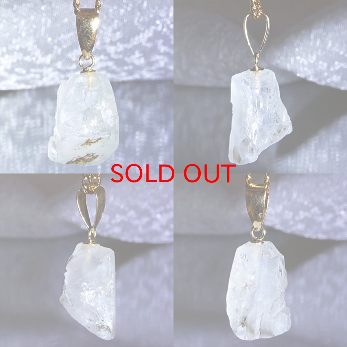 画像2: フェナカイト 5.70ct ペンダントトップ ロシア産 K18 ラフ 原石 【 一点もの 】 Phenakite 日本製 希少石 フェナス石 ネックレス パワーストーン 浄化 (2)