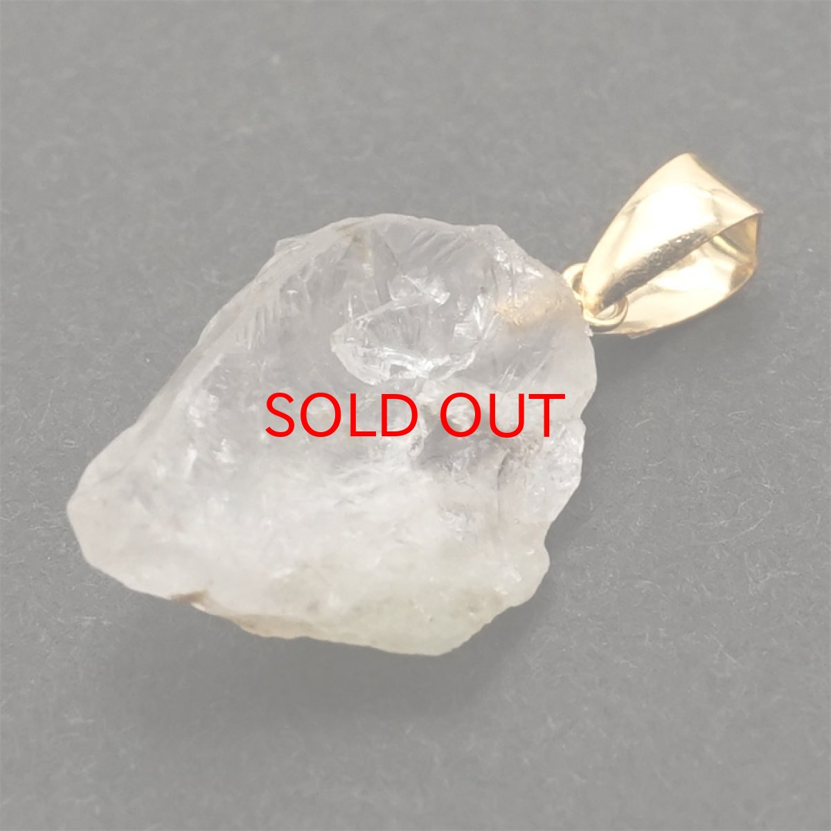 画像3: フェナカイト 5.85ct ペンダントトップ ロシア産 K18 ラフ 原石 【 一点もの 】 Phenakite 日本製 希少石 フェナス石 ネックレス パワーストーン 浄化 (3)