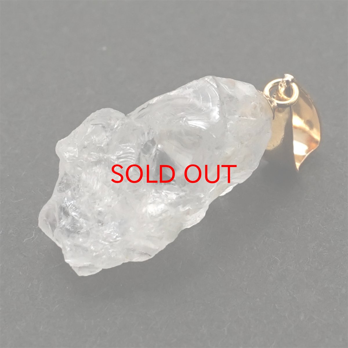 画像3: フェナカイト 6.00ct ペンダントトップ ロシア産 K18 ラフ 原石 【 一点もの 】 Phenakite 日本製 希少石 フェナス石 ネックレス パワーストーン 浄化 (3)