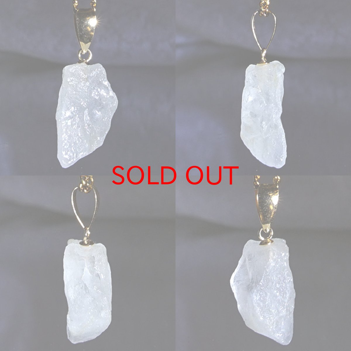 画像2: フェナカイト 5.90ct ペンダントトップ ロシア産 K18 ラフ 原石 【 一点もの 】 Phenakite 日本製 希少石 フェナス石 ネックレス パワーストーン 浄化 (2)