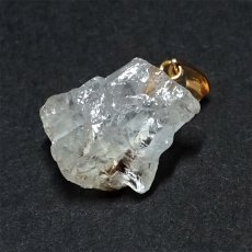 画像3: フェナカイト 5.60ct ペンダントトップ ロシア産 K18 ラフ 原石 【 一点もの 】 Phenakite 日本製 希少石 フェナス石 ネックレス パワーストーン 浄化 (3)