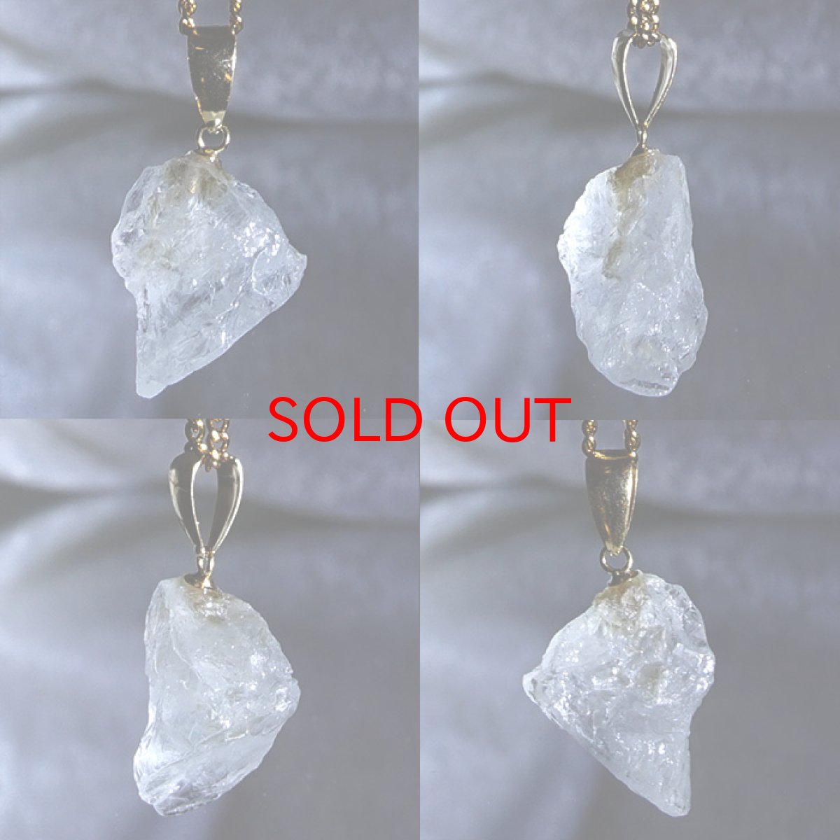 画像2: フェナカイト 6.75ct ペンダントトップ ロシア産 K18 ラフ 原石 【 一点もの 】 Phenakite 日本製 希少石 フェナス石 ネックレス パワーストーン 浄化 (2)