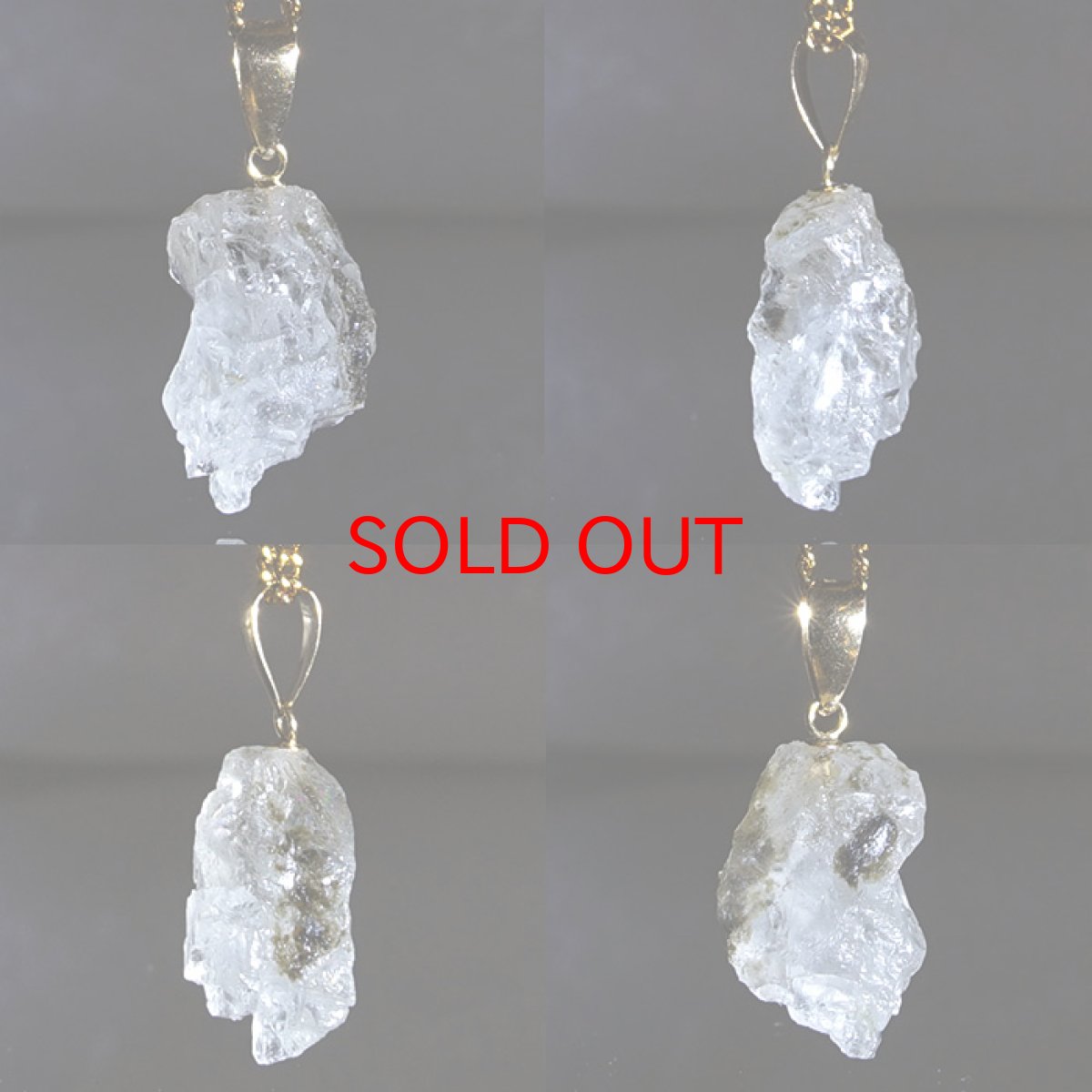 画像2: フェナカイト 7.40ct ペンダントトップ ロシア産 K18 ラフ 原石 【 一点もの 】 Phenakite 日本製 希少石 フェナス石 ネックレス パワーストーン 浄化 (2)