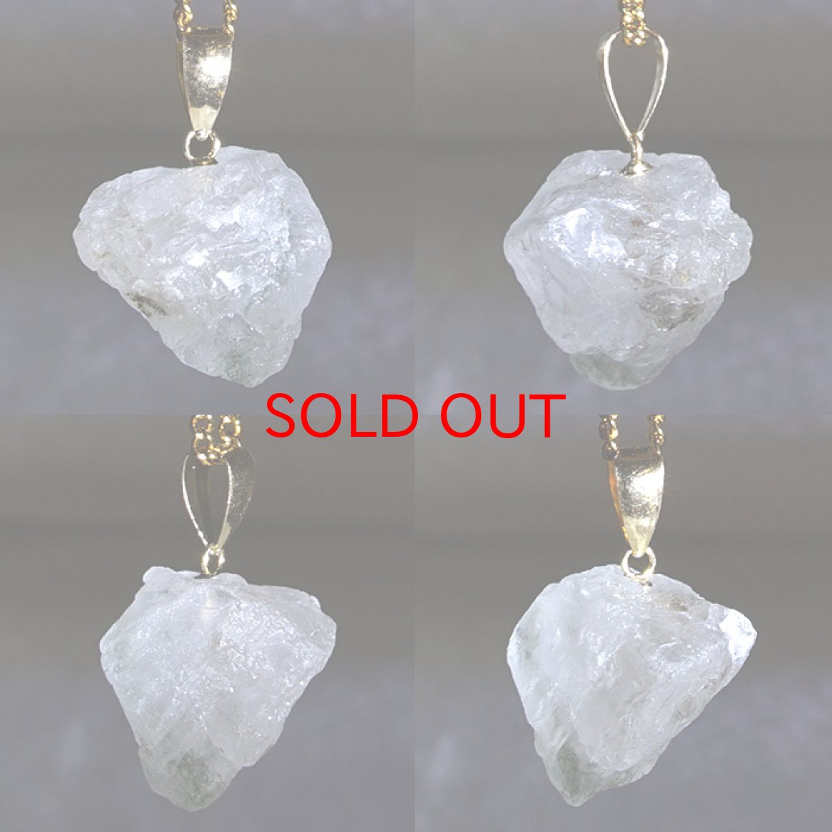 画像2: フェナカイト 12.35ct ペンダントトップ ロシア産 K18 ラフ 原石 【 一点もの 】 Phenakite 日本製 希少石 フェナス石 ネックレス パワーストーン 浄化 (2)