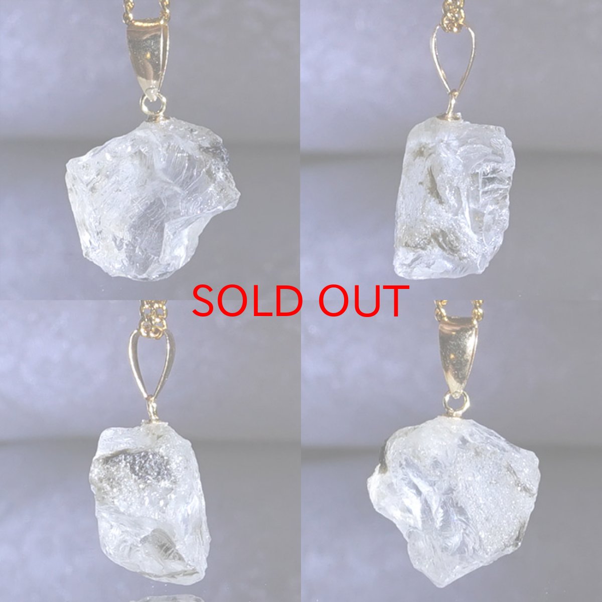 画像2: フェナカイト 10.75ct ペンダントトップ ロシア産 K18 ラフ 原石 【 一点もの 】 Phenakite 日本製 希少石 フェナス石 ネックレス パワーストーン 浄化 (2)