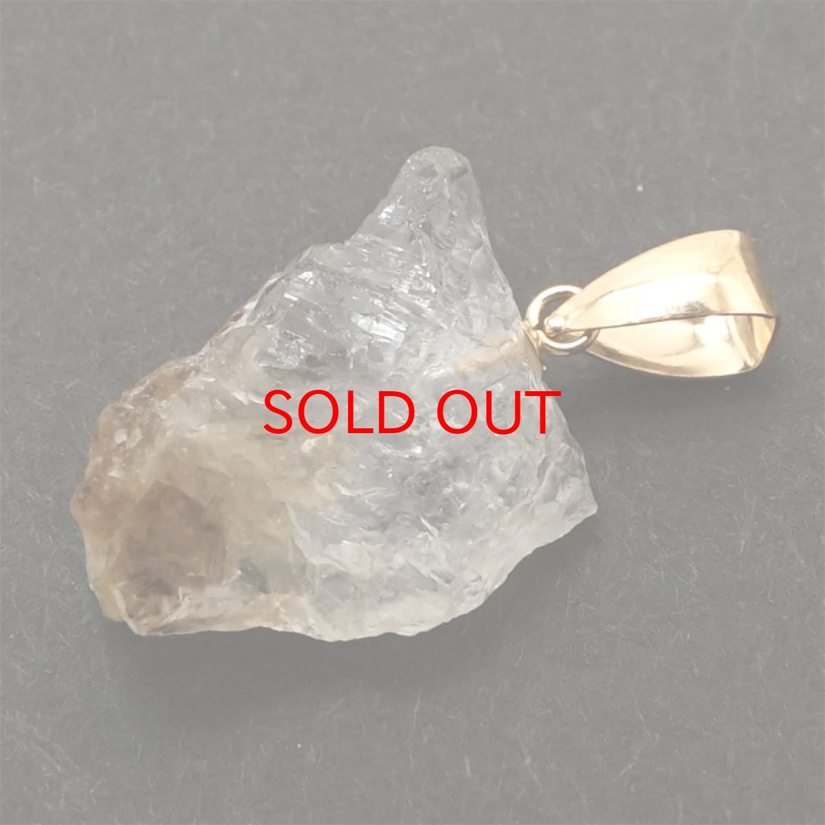 画像3: フェナカイト 7.55ct ペンダントトップ ロシア産 K18 ラフ 原石 【 一点もの 】 Phenakite 日本製 希少石 フェナス石 ネックレス パワーストーン 浄化 (3)