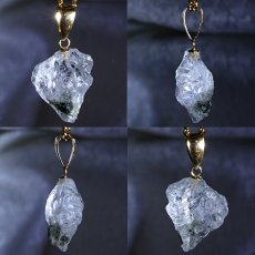 画像2: フェナカイト 7.50ct ペンダントトップ ロシア産 K18 ラフ 原石 【 一点もの 】 Phenakite 日本製 希少石 フェナス石 ネックレス パワーストーン 浄化 (2)