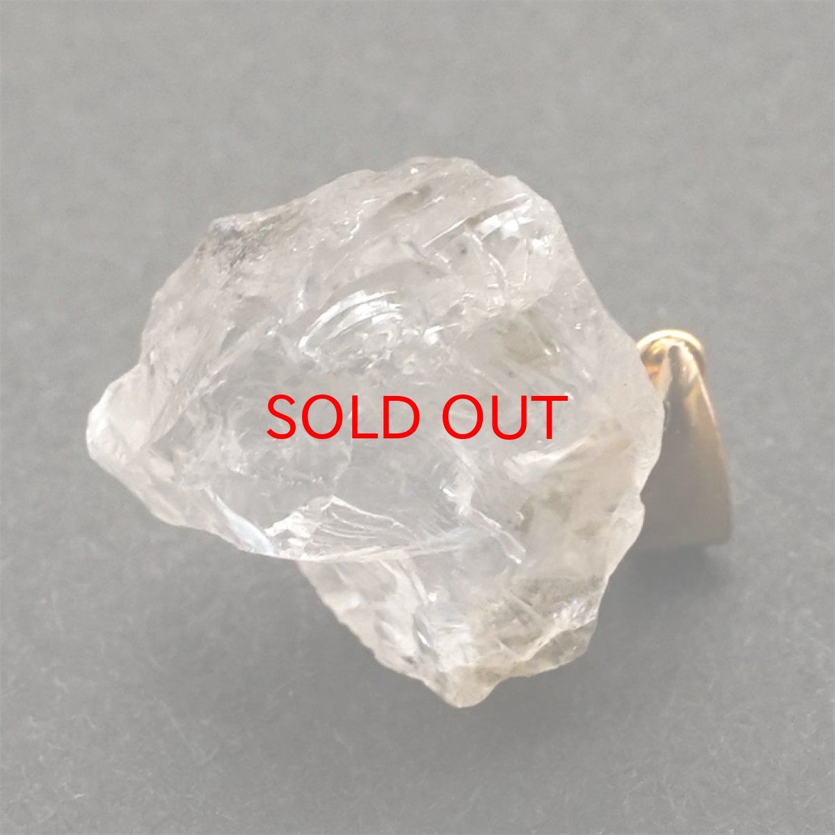 画像3: フェナカイト 10.75ct ペンダントトップ ロシア産 K18 ラフ 原石 【 一点もの 】 Phenakite 日本製 希少石 フェナス石 ネックレス パワーストーン 浄化 (3)