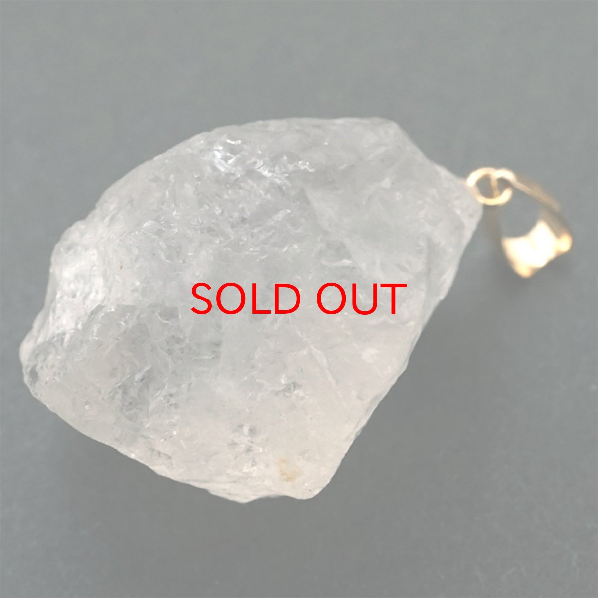 画像3: フェナカイト 28.70ct ペンダントトップ ロシア産 K18 ラフ 原石 【 一点もの 】 Phenakite 日本製 希少石 フェナス石 ネックレス パワーストーン 浄化 (3)