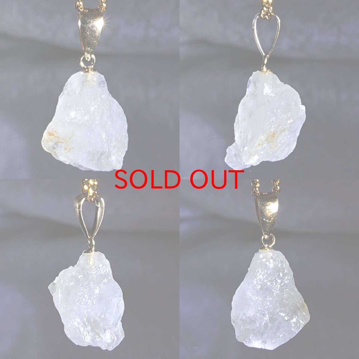 画像2: フェナカイト 7.70ct ペンダントトップ ロシア産 K18 ラフ 原石 【 一点もの 】 Phenakite 日本製 希少石 フェナス石 ネックレス パワーストーン 浄化 (2)