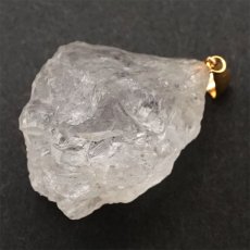 画像3: フェナカイト 29.85ct ペンダントトップ ロシア産 K18 ラフ 原石 【 一点もの 】 Phenakite 日本製 希少石 フェナス石 ネックレス パワーストーン 浄化 (3)