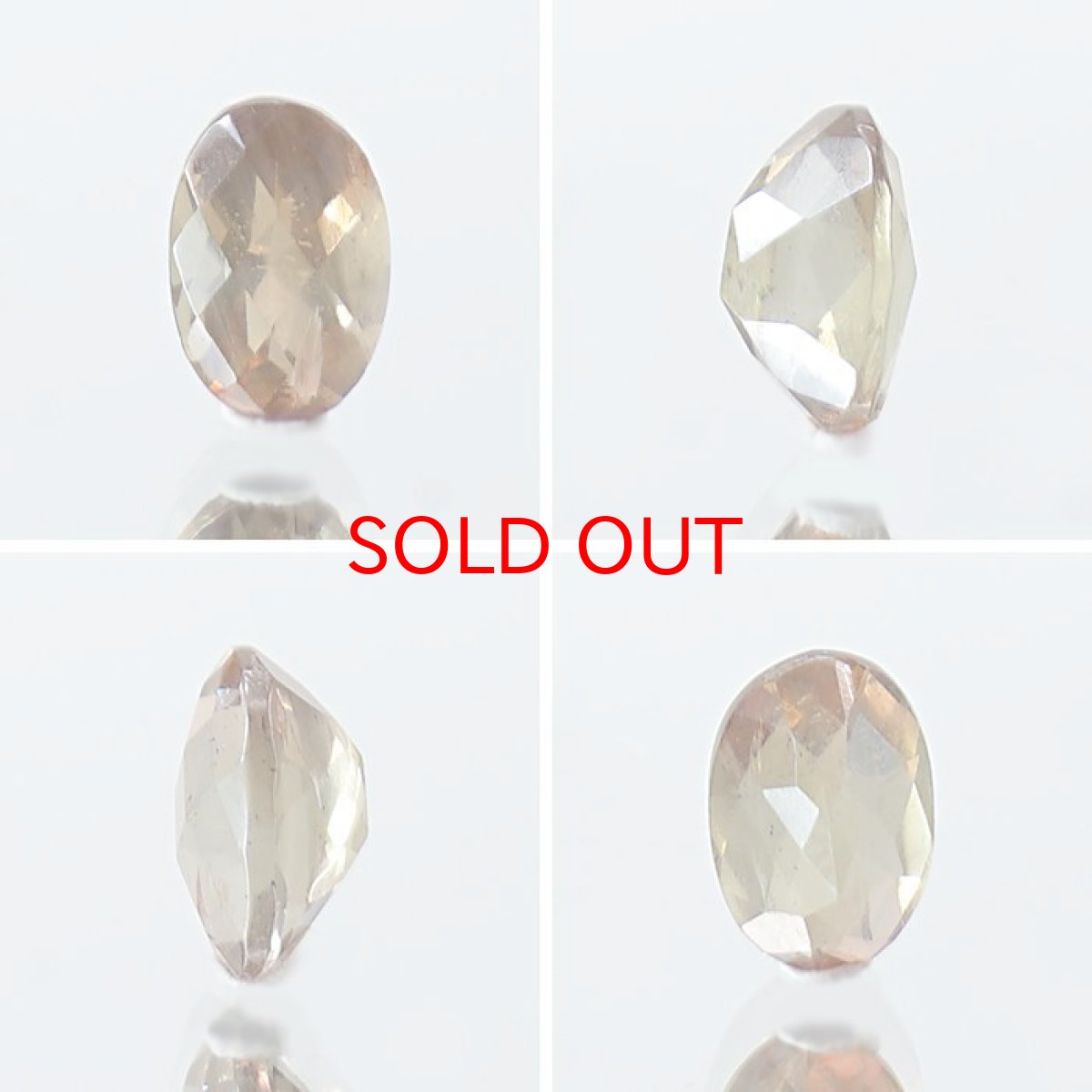 画像2: アンダリュサイト バイカラー ルース 約0.59ct オーバルカット ブラジル産 一点もの Andalusite 希少石 レア 裸石 天然石 パワーストーン カラーストーン (2)