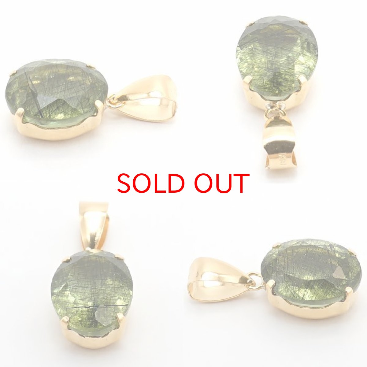 画像3: 【SALE 20%OFF】 ルドウィジャイトインペリドット K18 ペンダントトップ 9×7mm オーバルカット パキスタン産 日本製 ペリドット 8月誕生石 希少石 天然石 パワーストーン カラーストーン (3)