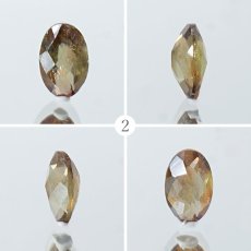 画像3: アンダリュサイト バイカラー ルース 約0.45ct オーバルカット ブラジル産 一点もの Andalusite 希少石 レア 裸石 天然石 パワーストーン カラーストーン (3)