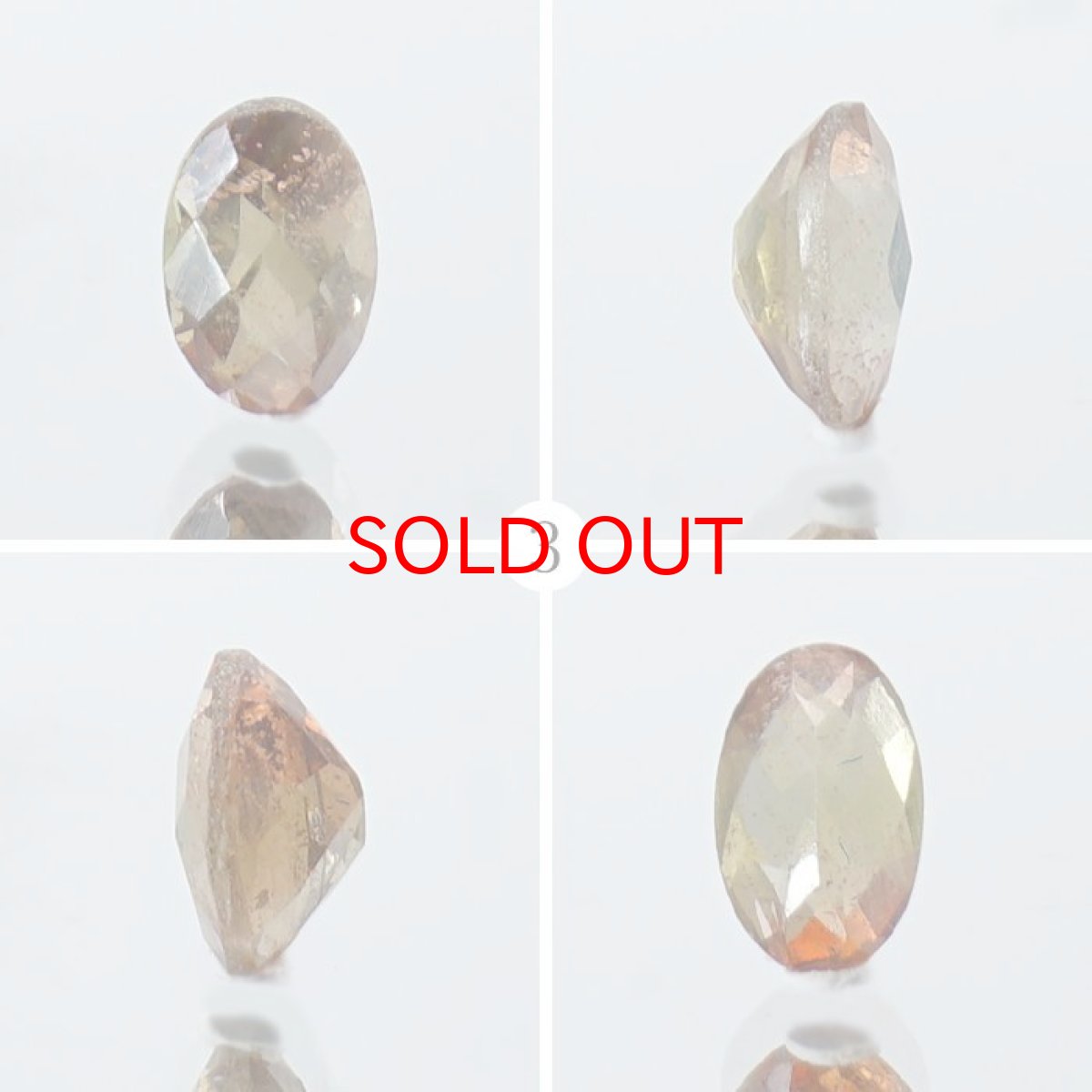 画像4: 【20%OFFセール】 アンダリュサイト バイカラー ルース 約0.53ct オーバルカット ブラジル産 一点もの Andalusite 希少石 レア 裸石 天然石 パワーストーン カラーストーン (4)