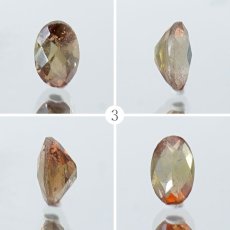 画像4: アンダリュサイト バイカラー ルース 約0.53ct オーバルカット ブラジル産 一点もの Andalusite 希少石 レア 裸石 天然石 パワーストーン カラーストーン (4)