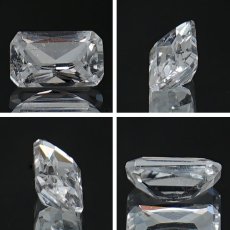 画像2: フェナカイト ルース 約0.43ct スクエアカット ロシア マリシェボ産 【 一点もの 】 フェナス石 Phenakite 希少石 レア 裸石 天然石 パワーストーン カラーストーン (2)