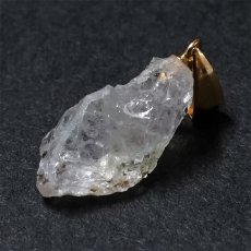 画像3: フェナカイト 4.80ct ペンダントトップ ロシア産 K18 ラフ 原石 【 一点もの 】 Phenakite 日本製 希少石 フェナス石 ネックレス パワーストーン 浄化 (3)