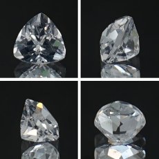 画像2: フェナカイト ルース 約0.415ct トリリアントカット ロシア マリシェボ産 【 一点もの 】 フェナス石 Phenakite 希少石 レア 裸石 天然石 パワーストーン カラーストーン (2)