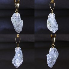 画像2: フェナカイト 4.80ct ペンダントトップ ロシア産 K18 ラフ 原石 【 一点もの 】 Phenakite 日本製 希少石 フェナス石 ネックレス パワーストーン 浄化 (2)