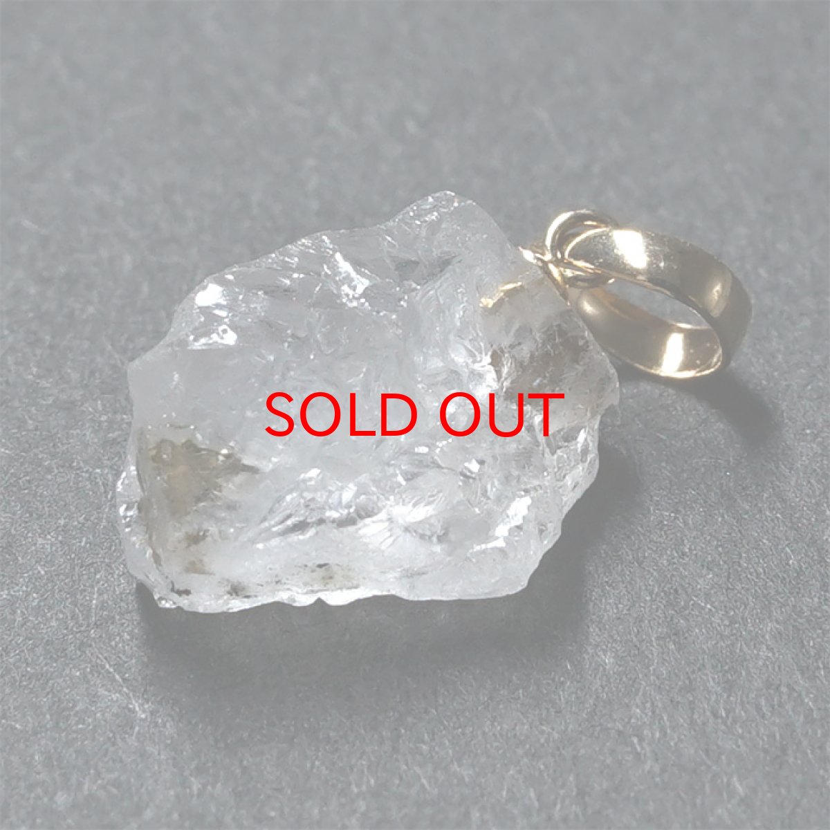 画像3: フェナカイト 4.70ct ペンダントトップ ロシア産 K18 ラフ 原石 【 一点もの 】 Phenakite 日本製 希少石 フェナス石 ネックレス パワーストーン 浄化 (3)