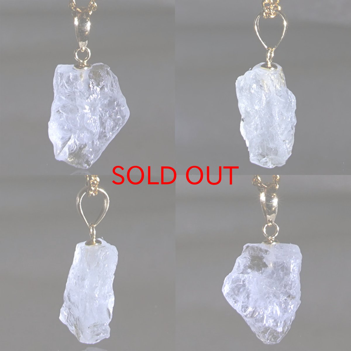 画像2: フェナカイト 4.70ct ペンダントトップ ロシア産 K18 ラフ 原石 【 一点もの 】 Phenakite 日本製 希少石 フェナス石 ネックレス パワーストーン 浄化 (2)