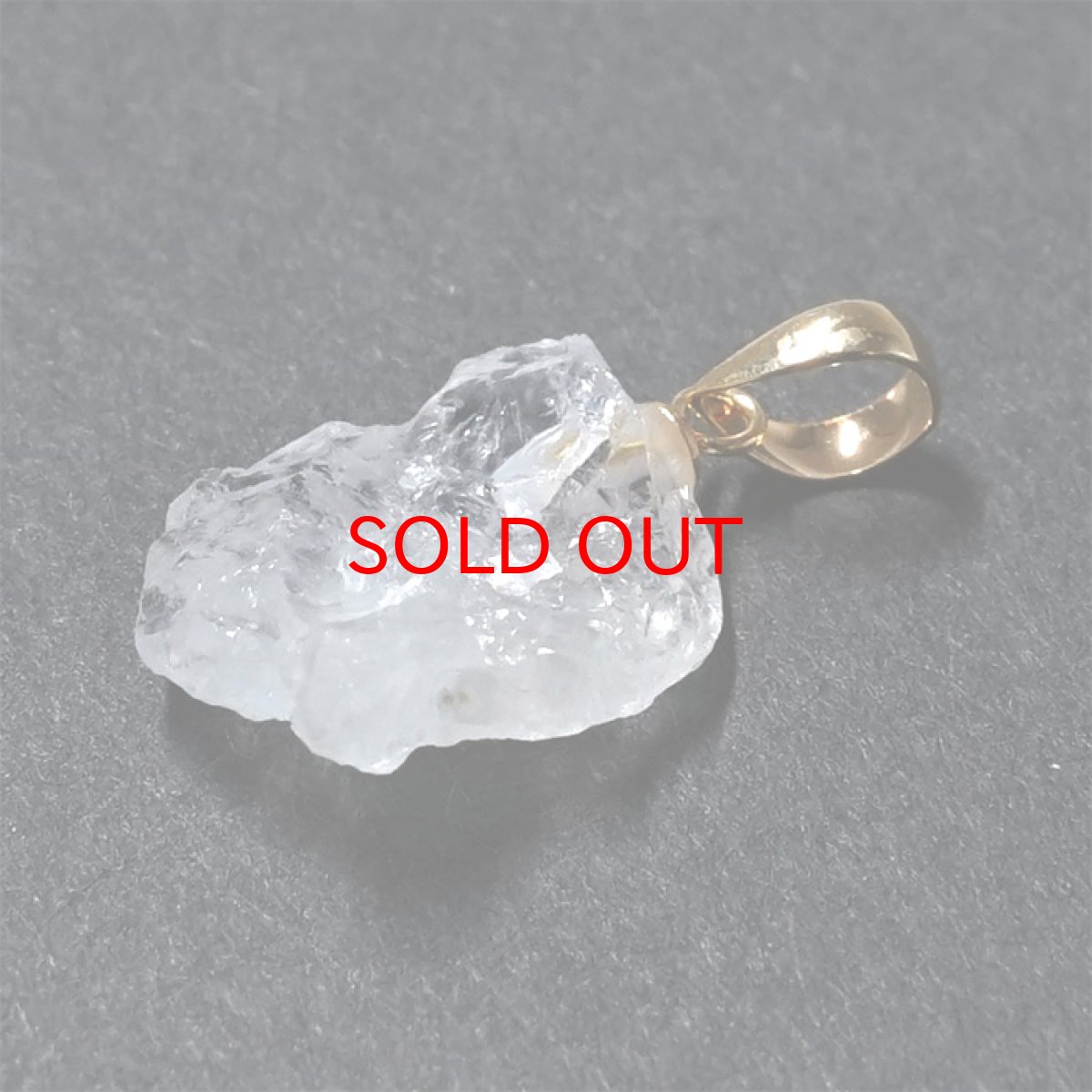 画像3: フェナカイト 2.95ct ペンダントトップ ロシア産 K18 ラフ 原石 【 一点もの 】 Phenakite 日本製 希少石 フェナス石 ネックレス パワーストーン 浄化 (3)