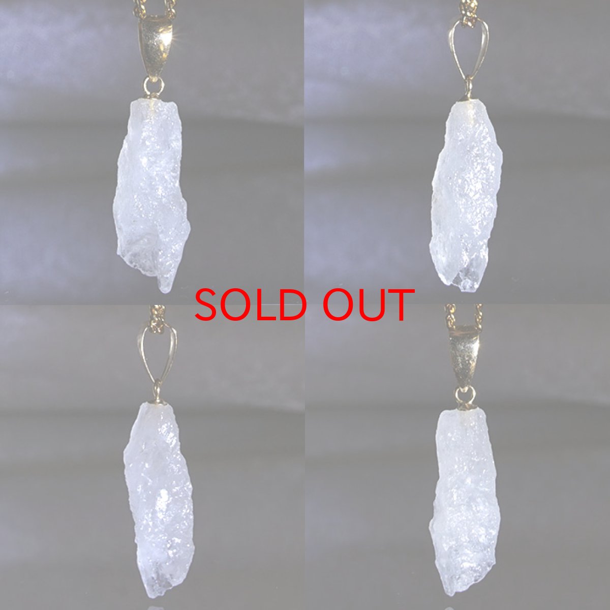 画像2: フェナカイト 4.60ct ペンダントトップ ロシア産 K18 ラフ 原石 【 一点もの 】 Phenakite 日本製 希少石 フェナス石 ネックレス パワーストーン 浄化 (2)