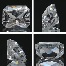 画像2: フェナカイト ルース 約0.978ct スクエアカット ロシア マリシェボ産 【 一点もの 】 フェナス石 Phenakite 希少石 レア 裸石 天然石 パワーストーン カラーストーン (2)