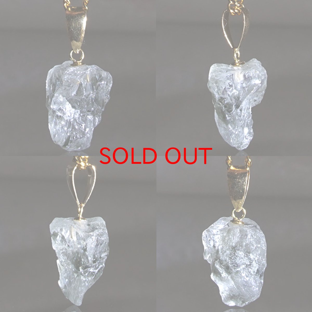 画像2: フェナカイト 5.40ct ペンダントトップ ロシア産 K18 ラフ 原石 【 一点もの 】 Phenakite 日本製 希少石 フェナス石 ネックレス パワーストーン 浄化 (2)