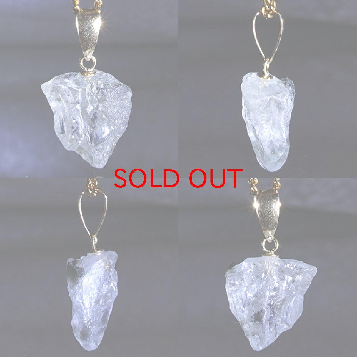 画像2: フェナカイト 4.35ct ペンダントトップ ロシア産 K18 ラフ 原石 【 一点もの 】 Phenakite 日本製 希少石 フェナス石 ネックレス パワーストーン 浄化 (2)